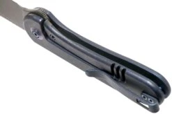 WE Knife Elementum WE18062X-2 Stonewashed, Blue Titanium Couteau De Poche -Couteaux Prestige Magasin WKWE18062X 2 05 we knife