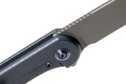 WE Knife Elementum WE18062X-2 Stonewashed, Blue Titanium Couteau De Poche -Couteaux Prestige Magasin WKWE18062X 2 06 we knife