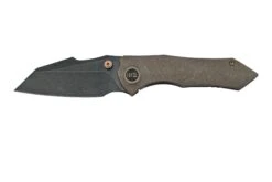 WE Knife High-Fin, WE22005-2, Bronze Titanium, Black CPM-20CV Couteau De Poche
