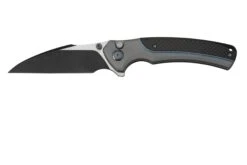 WE Knife Ziffius, WE22024A-1 Limited Edition, Integral Twill Carbonfiber Spacer, CPM 20CV Couteau De Poche