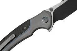 WE Knife Ziffius, WE22024A-1 Limited Edition, Integral Twill Carbonfiber Spacer, CPM 20CV Couteau De Poche -Couteaux Prestige Magasin WKWE22024A 1 05 weknife