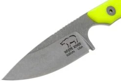 White River Knives M1 Backpacker Pro Yellow G10 Couteau Fixe, étui Kydex -Couteaux Prestige Magasin WRBP PRO THV 03 white river knives
